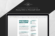 Simple & Sleek CV Template, a Resume Template by ResumeInventor (Thumbnail 5 of 6)