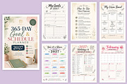 365-Day Goal & Schedule Planner 2027, a Stationery Template by Designmela01 (Thumbnail 5 of 6)