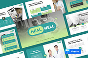 HEALWELL - Health & Medical Keynote, a Presentation Template by rgbryand (Thumbnail 1 of 9)