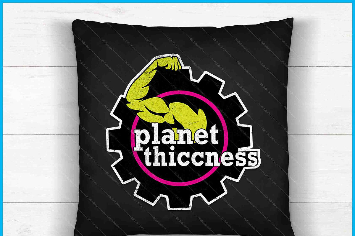 Planet Thiccness Gym Funny SVG PNG, an Object Graphic by Creativeusart (Photo 4 of 4)