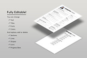 ATS Resume CV Word & Google Docs 55, a Resume Template by MrCam Template Resume|CV (Thumbnail 6 of 9)