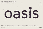 Artisan TM – Distressed Typewriter, a Sans Serif Font by Type Mania (Thumbnail 7 of 13)