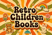 Retro Children Books, a Script Font by Wow Magic (Thumbnail 5 of 5)
