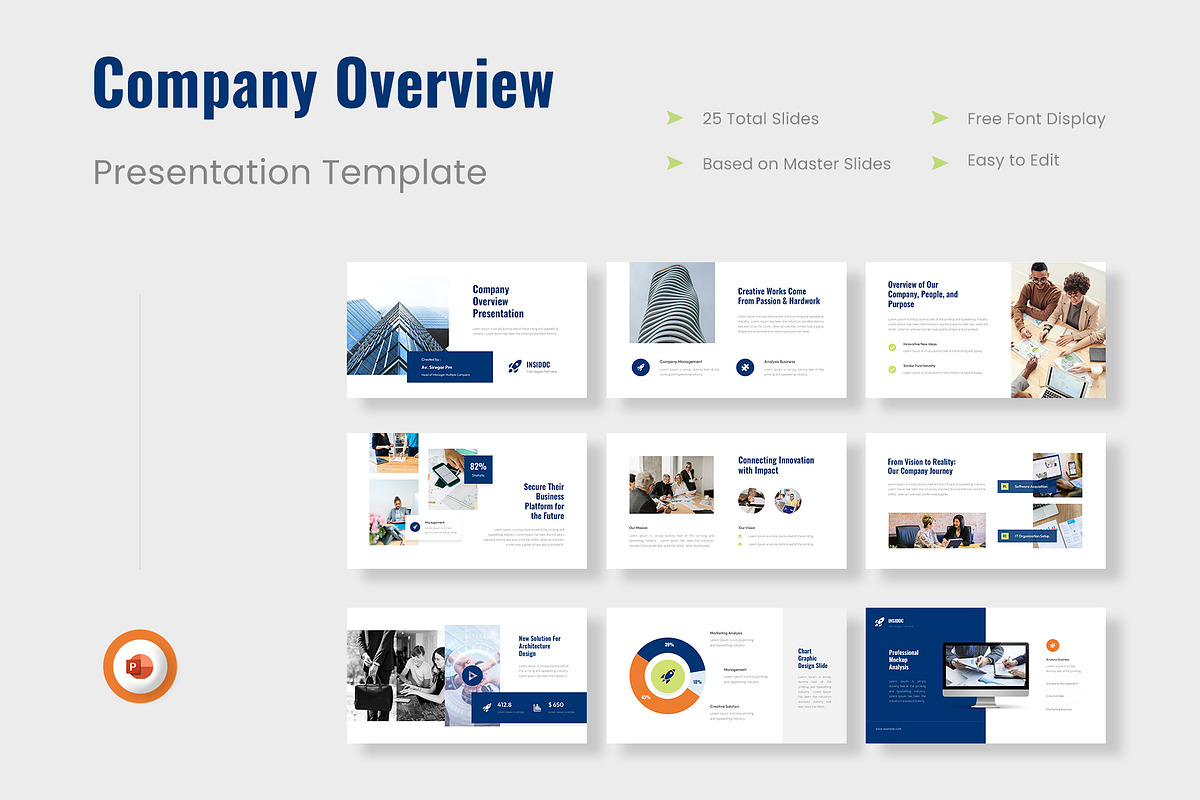 Insidoc– Company Overview PowerPoint, a Presentation Template by Premast (Photo 1 of 3)