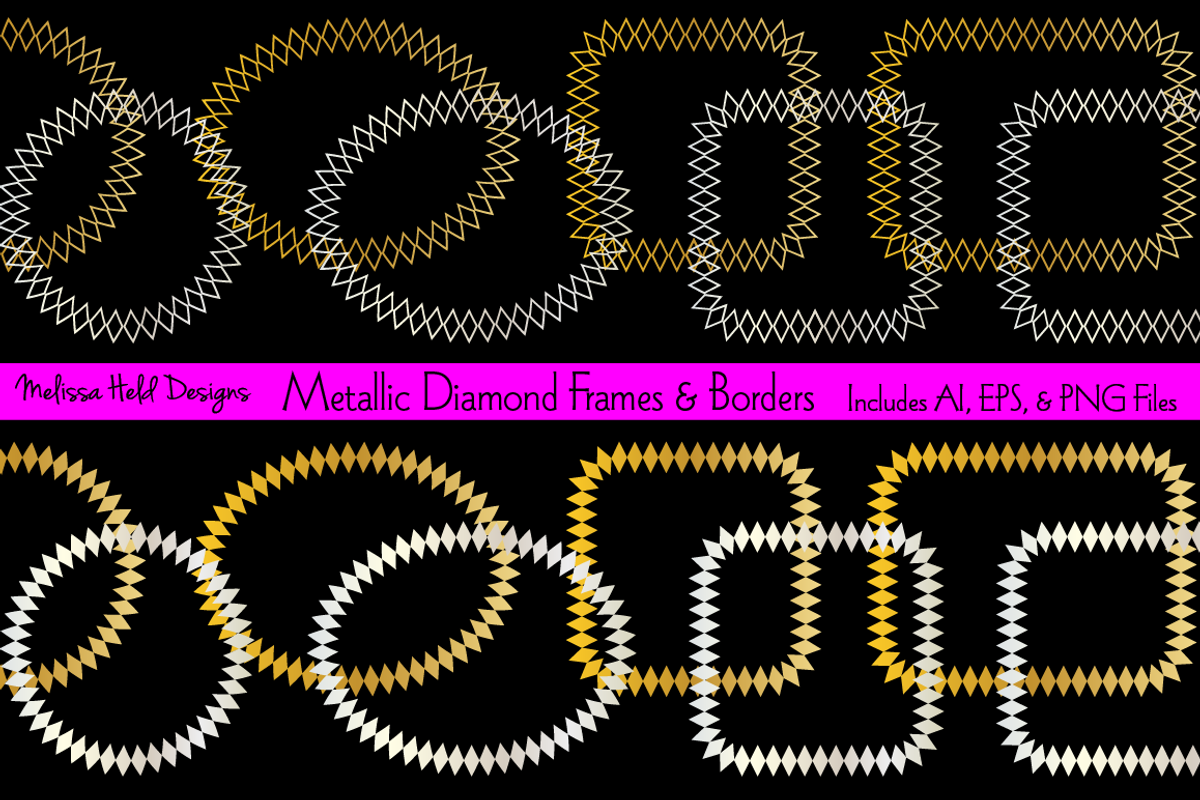 Diamond Pattern Frames