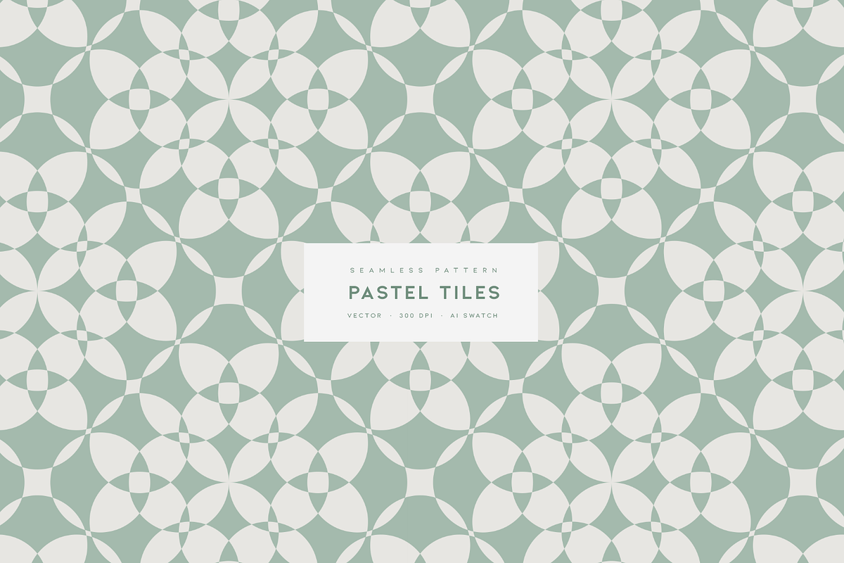 Pastel Tiles | Vector Pattern, a Pattern Graphic by MalyskaStudio