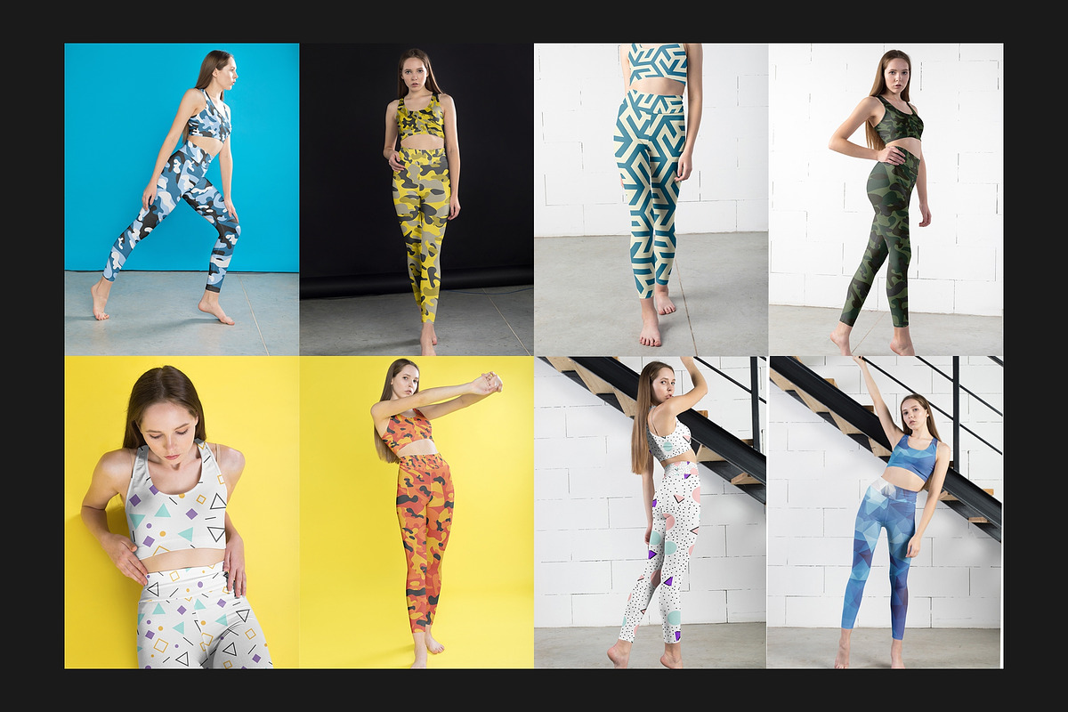 100 Leggings Mock-Up Set, a Bottom Mockup by Freeman Studio (Photo 7 of 24)