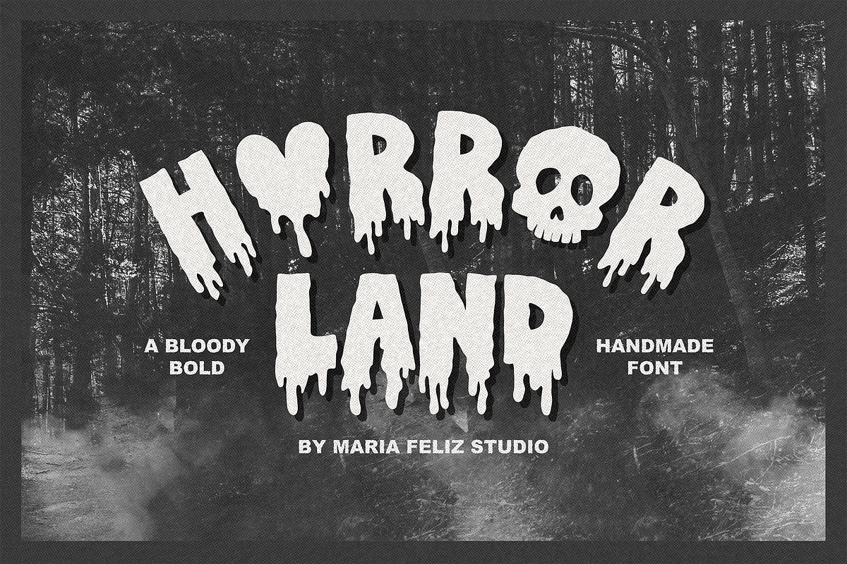 HORRORLAND - BLOODY HORROR FONT