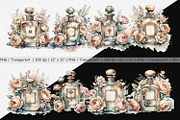 Perfume Bottle Clipart, a Graphic by Artnoy (Thumbnail 2 of 5)