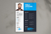 Modern Professional Resume CV, a Resume Template by Saman Osama (Thumbnail 1 of 2)
