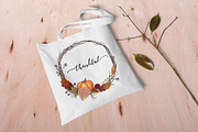 Thankful Thanksgiving Wreath Art, a Decorative Illustration by Chloe's Illustrations (Thumbnail 5 of 5)