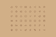 Premium Social Media Icons, an Icon by The Icons (Thumbnail 5 of 5)