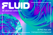 3D Neon Abstract Glass Shapes, a Graphic by Alina Sh (Thumbnail 1 of 6)