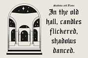 CS Rubeus Drawn, a Blackletter Font by Craft Supply Co. (Thumbnail 4 of 8)