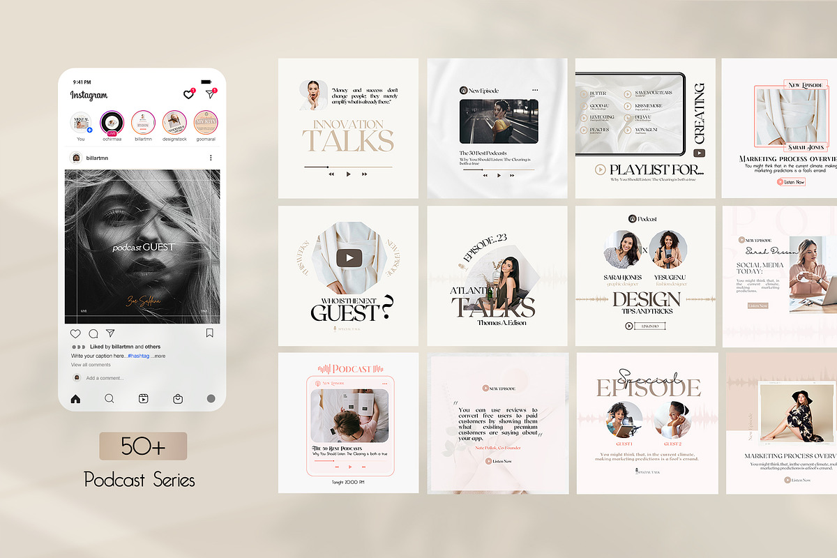 1050+ Insta Coach CANVA BUNDLE, a Social Media Template by goodesign (Photo 10 of 17)