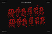 CS Hastings Stippled, a Blackletter Font by Craft Supply Co. (Thumbnail 7 of 8)