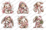 Whimsica Easter Bunny Clipart, an Illustration by GatewayDesign (Thumbnail 2 of 3)