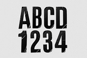 Noir Sticker Font, a Sans Serif Font by Handmadefont (Thumbnail 14 of 15)