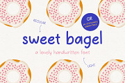 Sweet Bagel font, a Handwritten Font by George Bourle (Thumbnail 1 of 7)