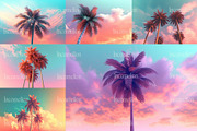 19 Pastel Palm Backgrounds, a Background Photo by Incomelion (Thumbnail 3 of 6)