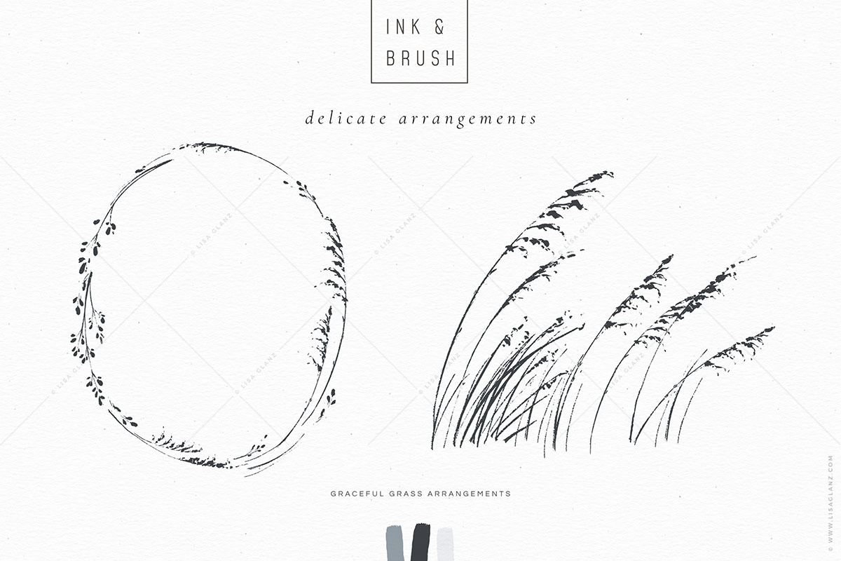 Ink botanicals, logos & patterns, a Texture Illustration by Lisa Glanz (Photo 13 of 32)