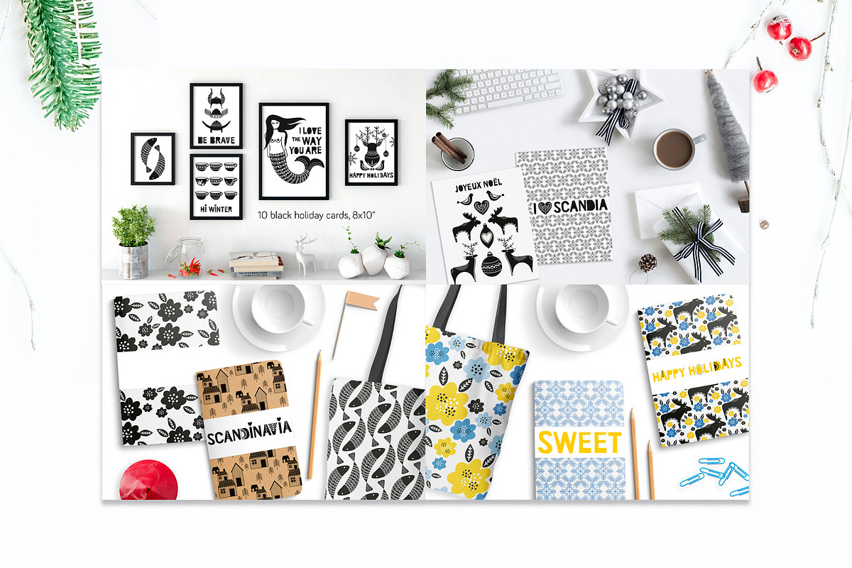Scandinavian Christmas Bundle, an Animal Illustration by Chus Moreno Studio (Photo 14 of 15)