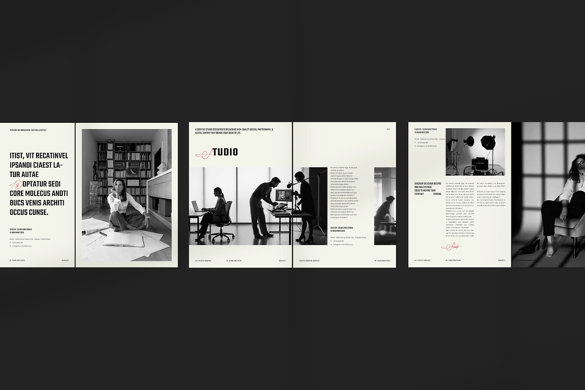 Lifestyle Magazine Template, a Magazine Template by Olion Lora (Photo 14 of 24)