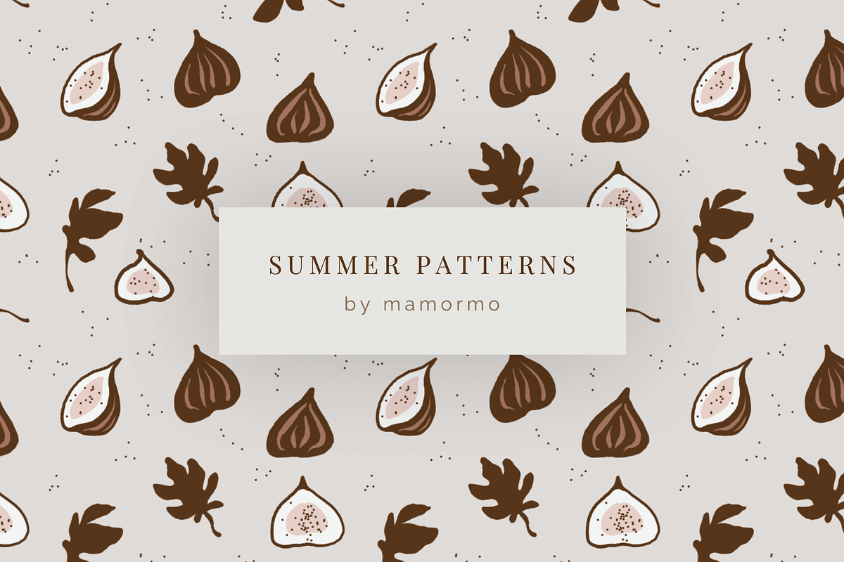 Summer patterns with vintage fruits, a Pattern Graphic by mamormo (Photo 3 of 5)