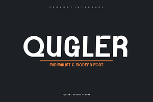Qugler - Minimal Sans Font, a Sans Serif Font by Iqsiart Studio