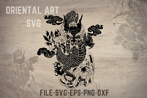 oriental art Asian dragon