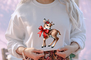 Sweet Christmas Woodland Animals, an Illustration by designcity5 (Thumbnail 5 of 5)