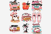 Summerween Clipart PNG Bundle, a Seasonal Illustration by Tanya Kart (Thumbnail 10 of 13)