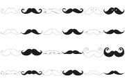 Hipster Moustaches Set 1 Procreate, a Brush Add-On by Disasterology Ink (Thumbnail 4 of 10)