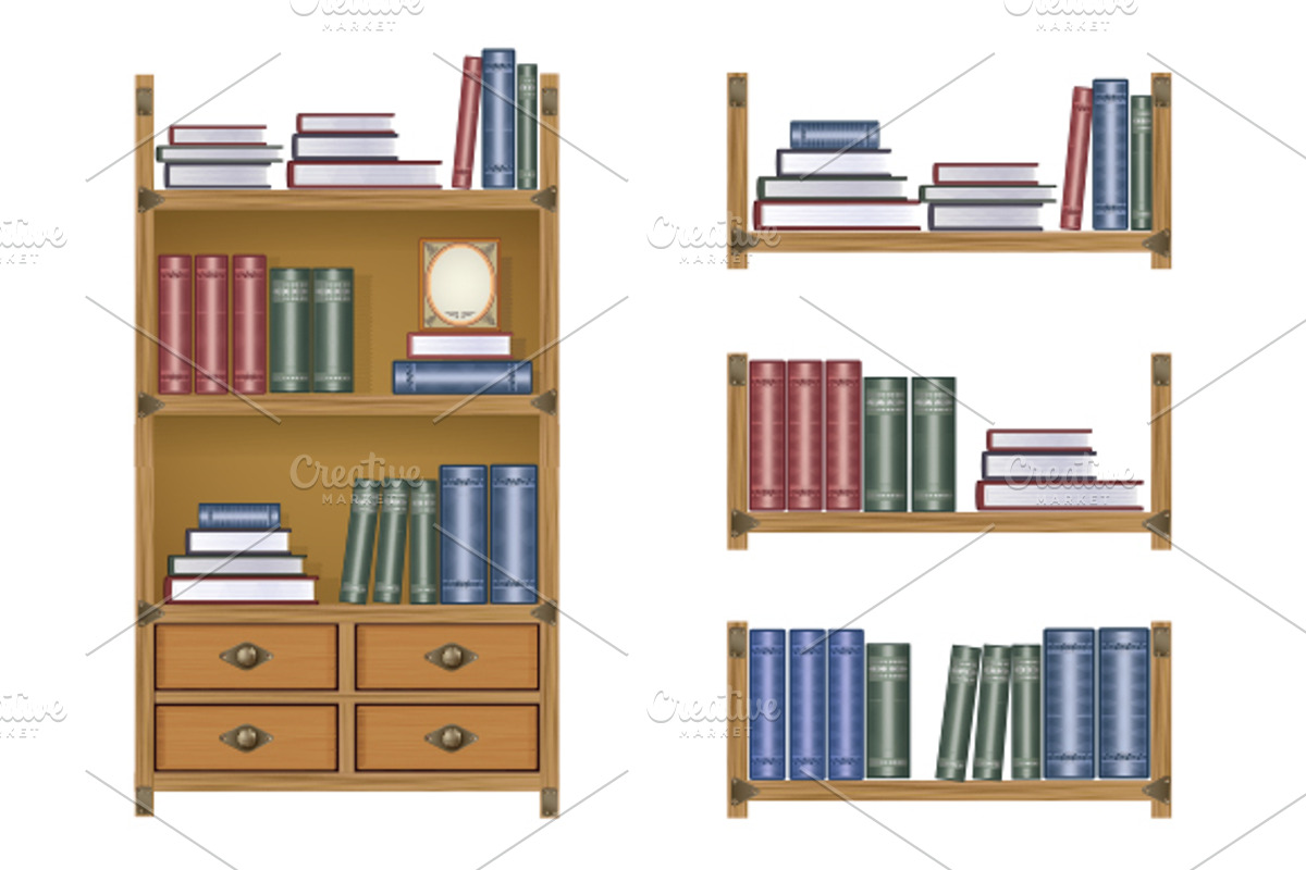 Bookcase illustration