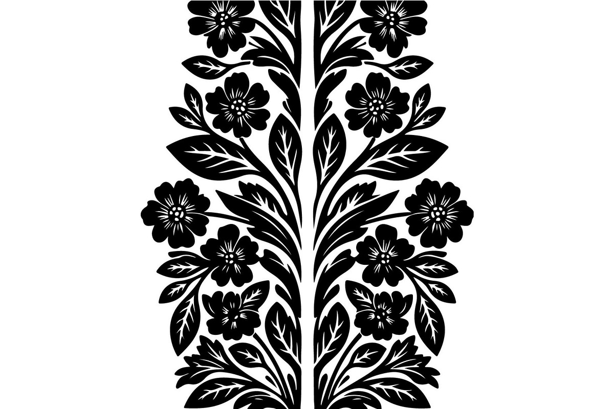 Decorative Flower Panel Vector, an Object Graphic by Designer_Momina (Photo 15 of 19)