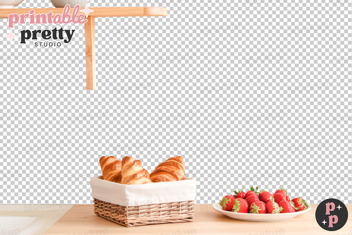 Cottage Kitchen Wallpaper Mockup PSD, a Product Mockup by Printable Pretty Studio (Photo 6 of 11)
