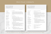 Modern Resume Template - Katherine, a Resume Template by AntDesignStudio (Thumbnail 3 of 9)