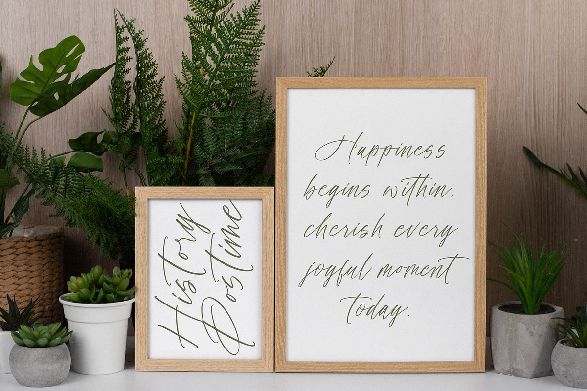 History Postime Modern Script Font, a Script Font by stylishtype.co (Photo 15 of 20)