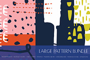 65% OFF-Large Pattern + Font Bundle, a Pattern Graphic by The Collective Studio (Thumbnail 1 of 21)