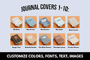 KDP 50 Journal Cover Bundle Canva, a Magazine Template by Self Publishing Magic (Thumbnail 4 of 8)