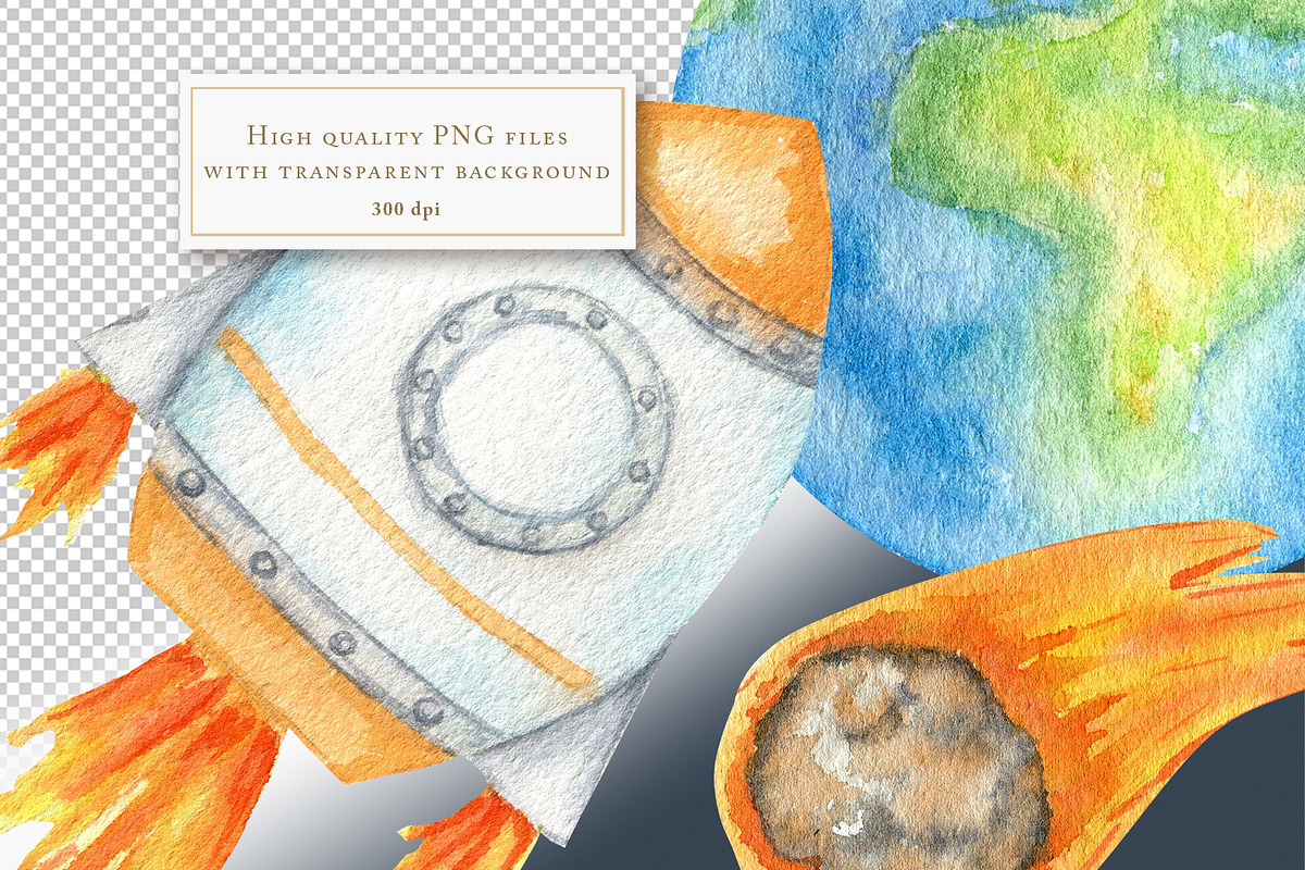 Space Solar System Planets, an Object Graphic by svetlanaARTdreams (Photo 13 of 13)
