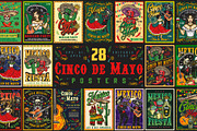 28 Cinco de Mayo posters, a Brochure Template by DGIM studio (Thumbnail 1 of 5)