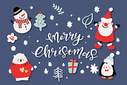 Merry Christmas Characters!, an Object Graphic by Paperly Studio (Thumbnail 1 of 8)