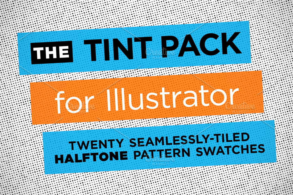 Halftone Illustrator Tint Pack