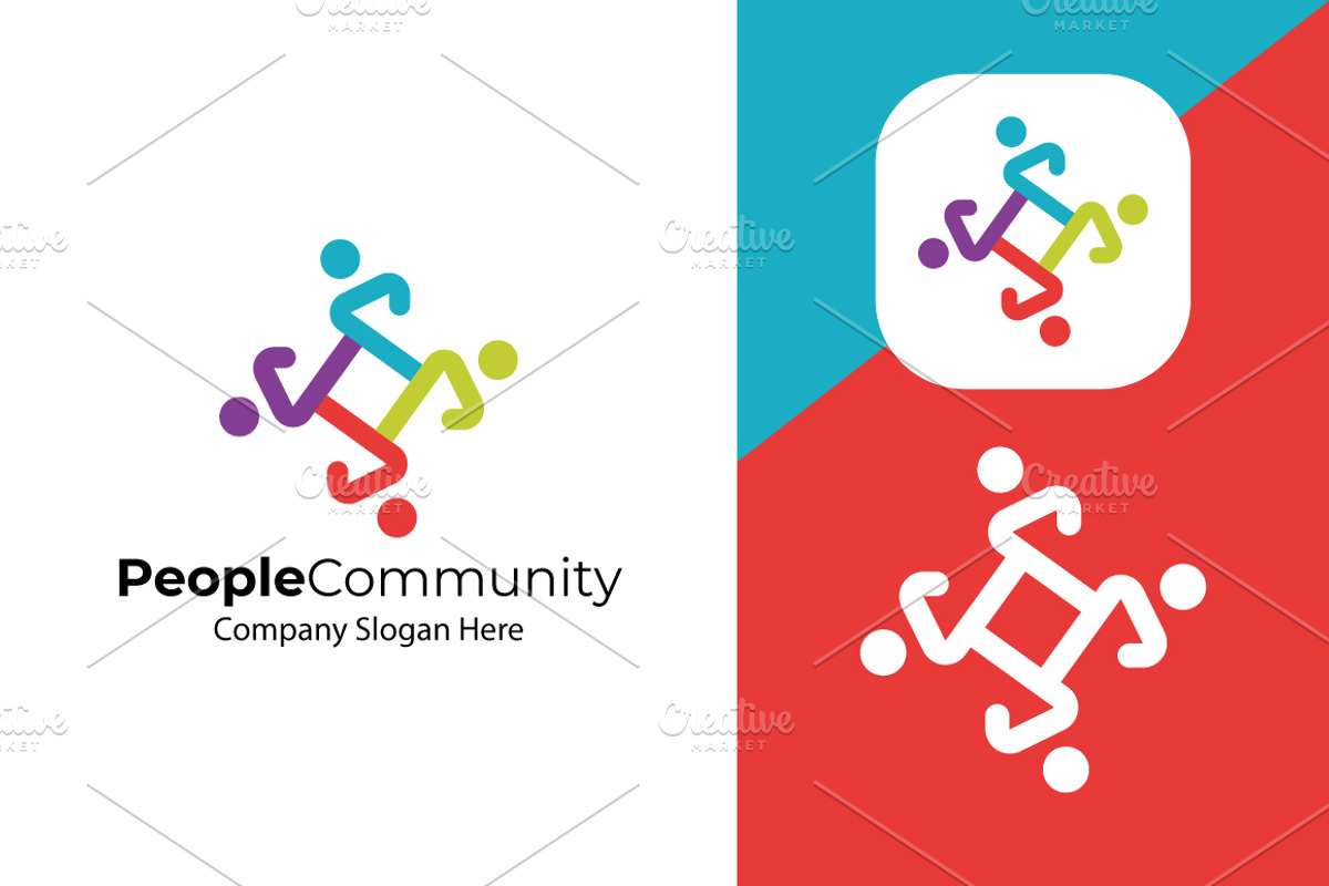 People Community, a Branding & Logo Template by logobranda
