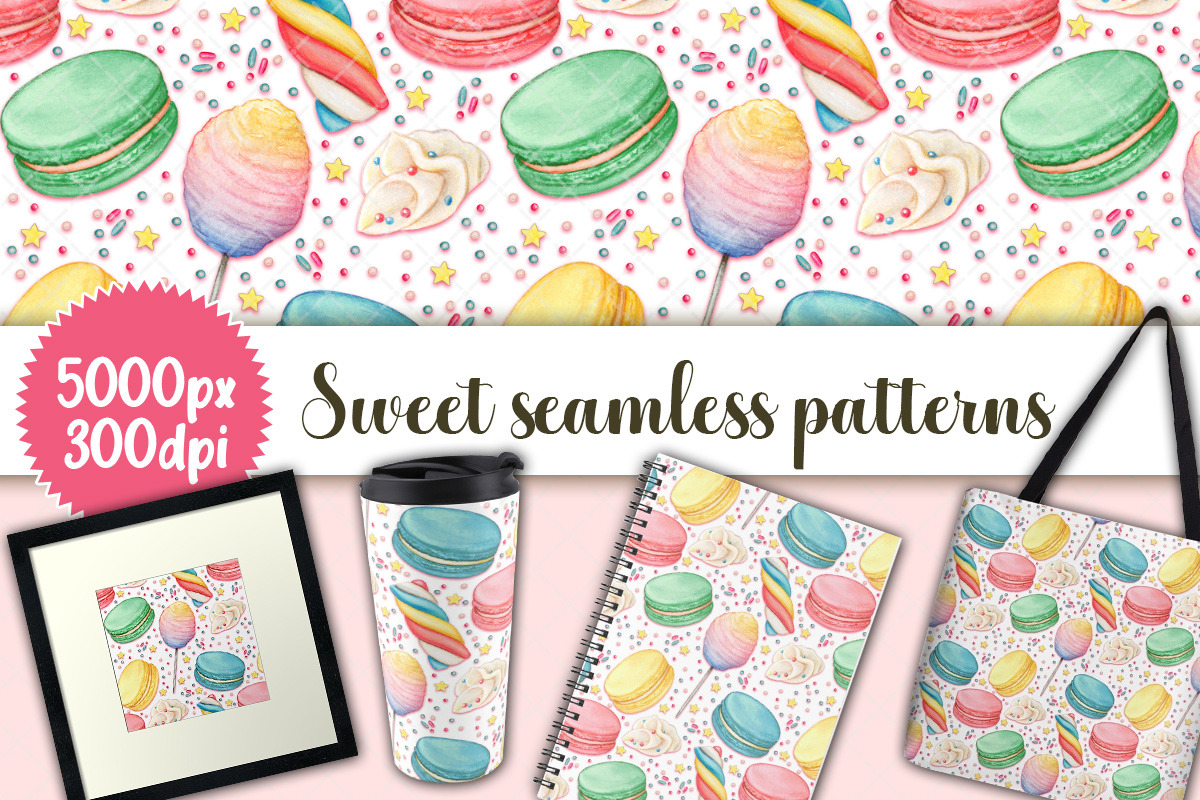 2 candies and treats patterns, a Pattern Graphic by angychan (Photo 3 of 3)