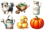 Playful Farm Clipart, an Illustration by Pixels.Craft (Thumbnail 3 of 7)
