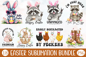 Easter Sublimation Bundle PNG, an Illustration by RobertsArt
