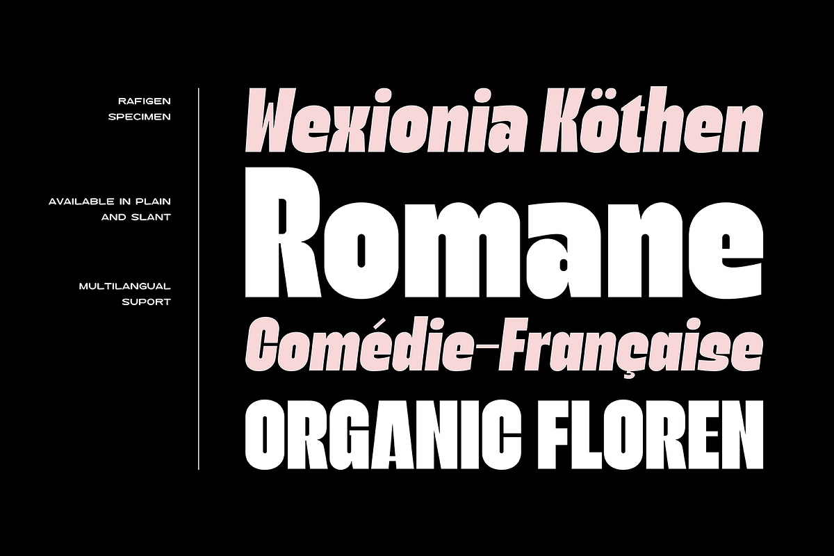 Rafigen Display, a Font by A.Budianto (Photo 2 of 9)
