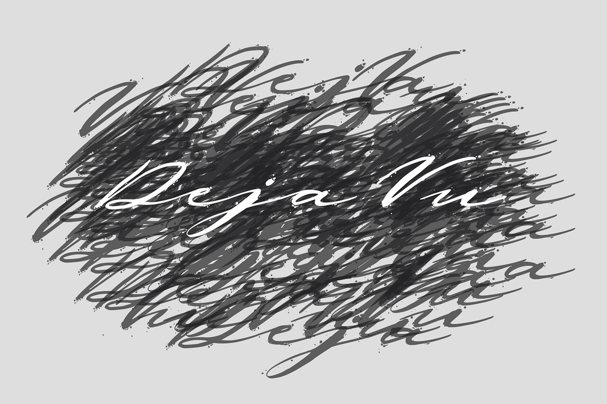 Deja Vu. Handwritten Ink Font, a Handwritten Font by AnMark (Photo 15 of 15)